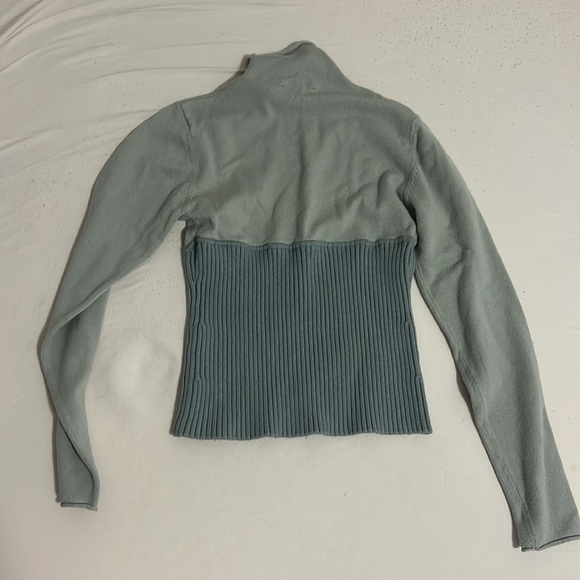 Corset long sleeve mock next top - Picture 3 of 4